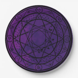 Witch Themed Party Magic Star Pappteller
