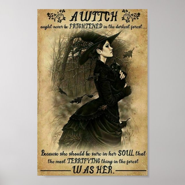 Witch vintage poster (Vorne)
