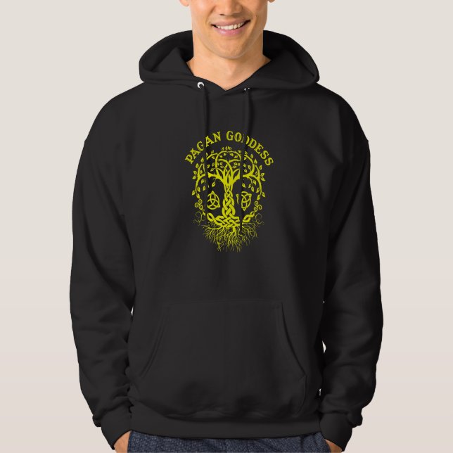 Witchcraft Wiccan Pagan Tree Of Life  17 Hoodie (Vorderseite)
