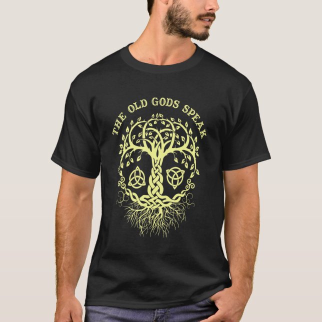 Witchcraft Wiccan Pagan Tree Of Life 6 T-Shirt (Vorderseite)
