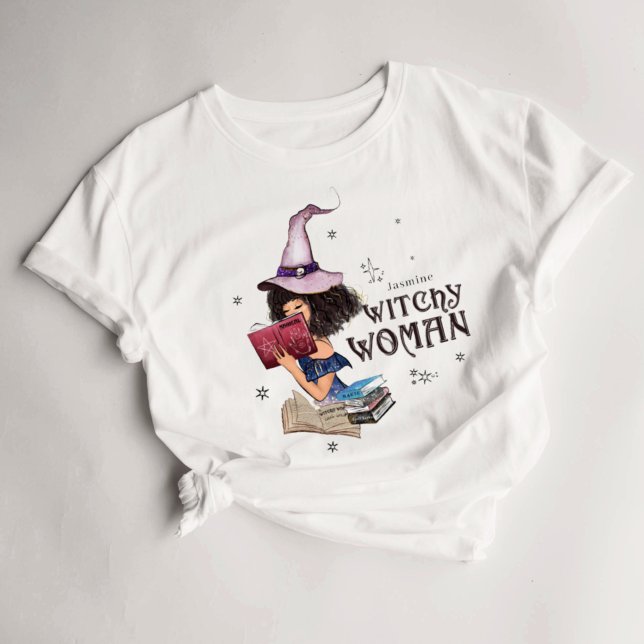 Witchcraft Witchy Woman Personalized T-Shirt (Von Creator hochgeladen)