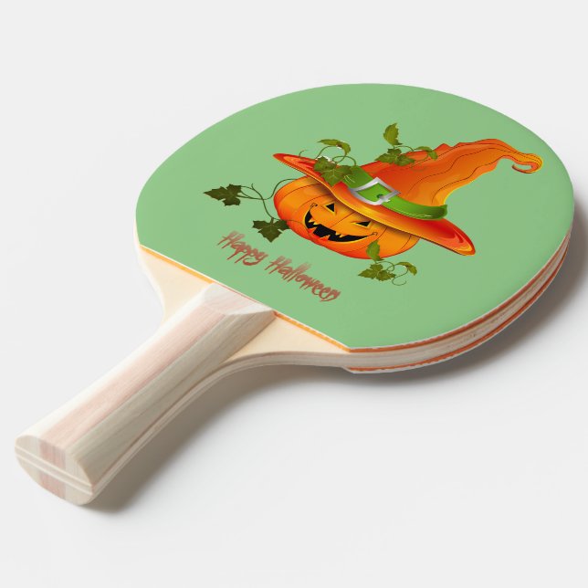 Witchcraft Wonder: Halloween Ping Pong Paddle Tischtennis Schläger (Vorderseite)