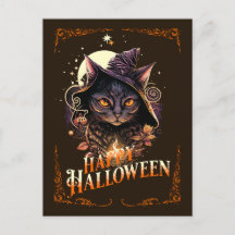 Witchen Chat Wives pour Halloween carte postale