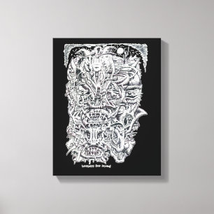 Witches and Devils, Brian Benson. Leinwanddruck