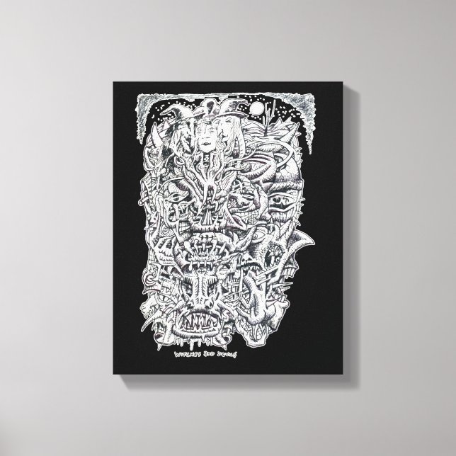 Witches and Devils, Brian Benson. Leinwanddruck (Vorderseite)