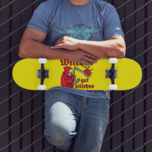 WITCHES BEKOMMEN STITCHEN lustig beängstigenden ha Skateboard