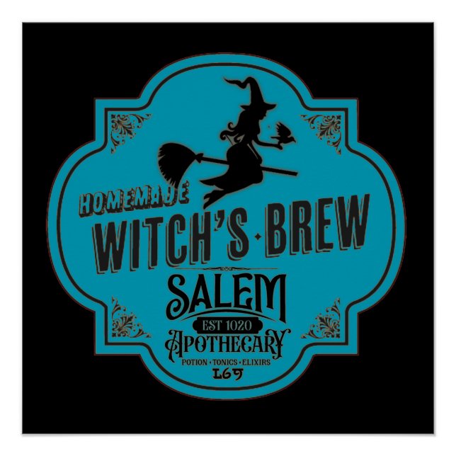 WITCHES BREW-lustiger Hals Poster (Vorderseite)