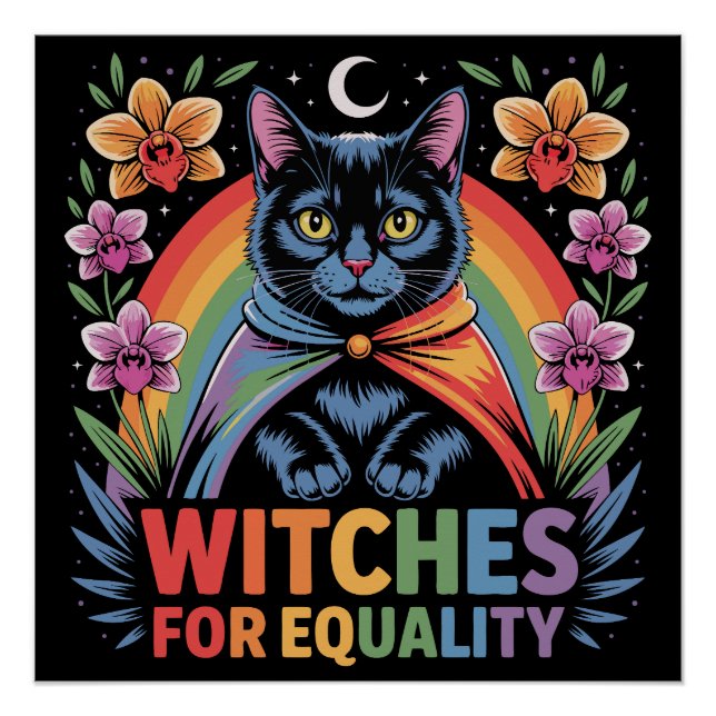 Witches For Equality Feminist Poster (Vorderseite)