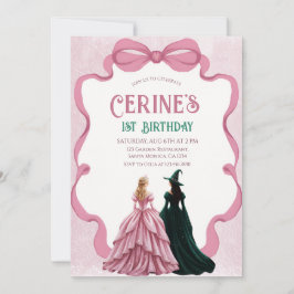 Witches Girl Birthday Magical Party  Einladung