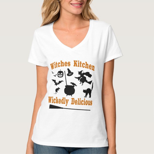 WITCHES KITCHEN WICKEDLY LICIOUS T-Shirt (Vorderseite)