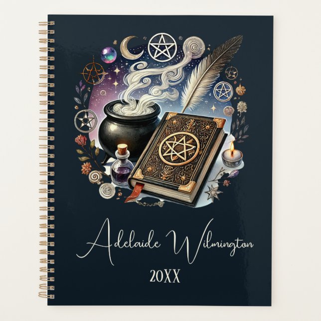 Witches magisches Jahr Planer (Vorderseite)