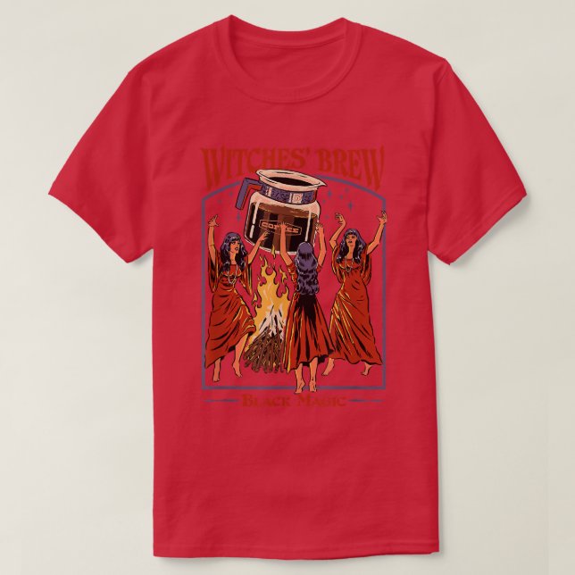 Witchess Brew Black Magic Cold Brew  T-Shirt (Design vorne)