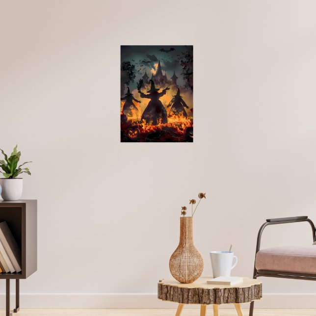 Witching Hour Ritual – Fire Dance of the Three Sis Poster (Wohnzimmer 3)