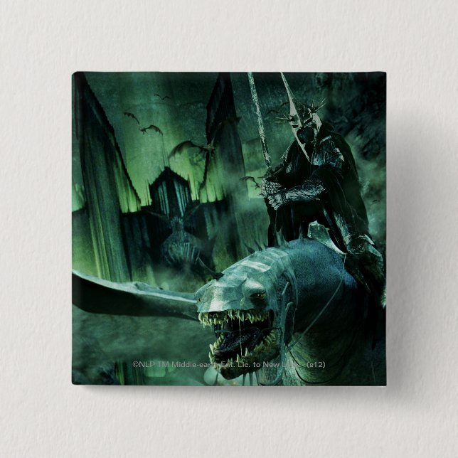 Witchking Riding Fellbeast Button (Vorderseite)