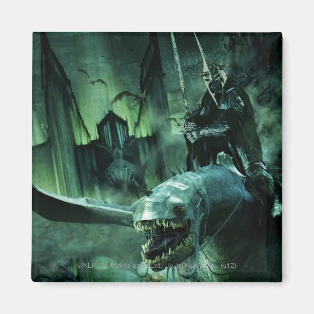 Witchking Riding Fellbeast Magnet (Vorne)