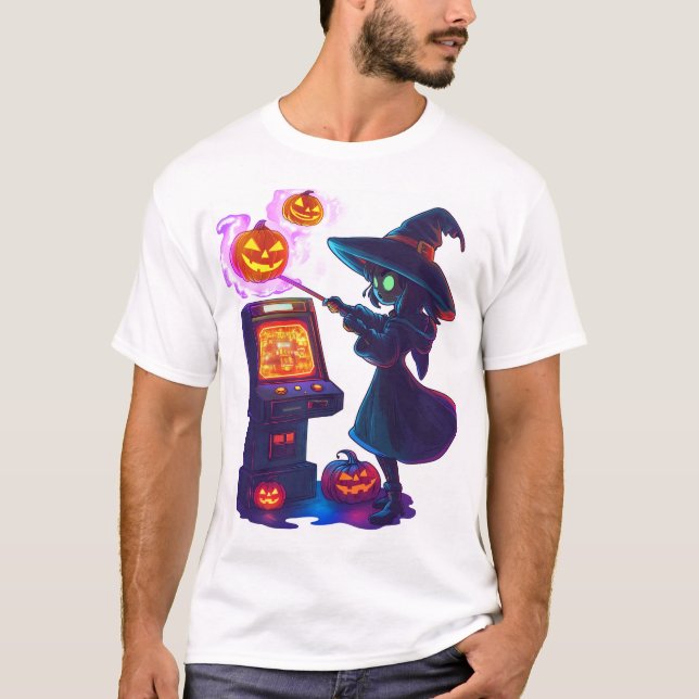 Witch's Arcade Night T-Shirt (Vorderseite)