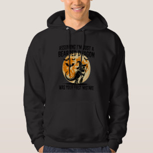 Witchy Beardie Halloween Moon Hoodie