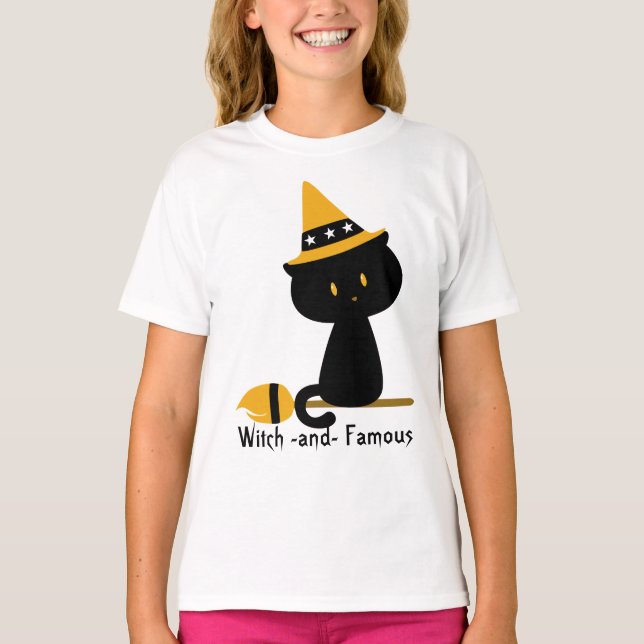 Witchy Cat Shirt (Vorderseite)