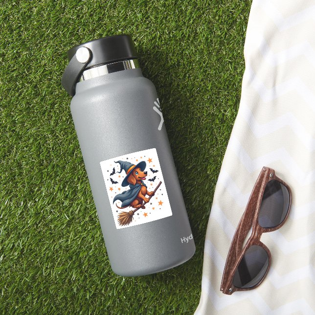 Witchy Dackel Delight Aufkleber (HydroFlask Insitu)