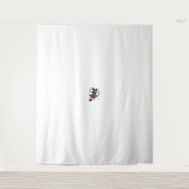 Witchy Dackel Delight Wandteppich (Vorderseite)