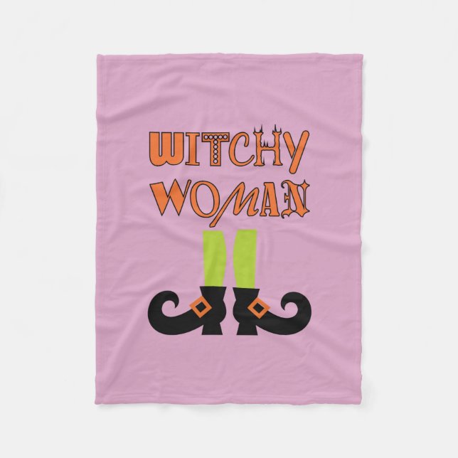 WITCHY FRAMAN FLEECEDECKE (Vorderseite)