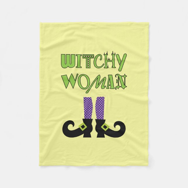 WITCHY FRAMAN FLEECEDECKE (Vorderseite)