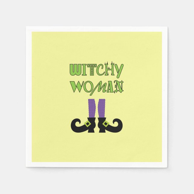 WITCHY FRAMAN SERVIETTE (Vorderseite)