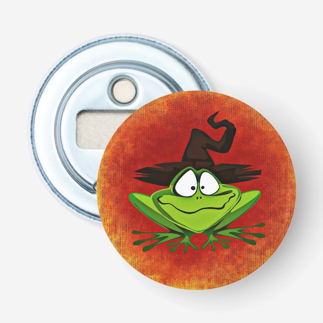 Witchy Frog Flaschenöffner (Vorderseite)