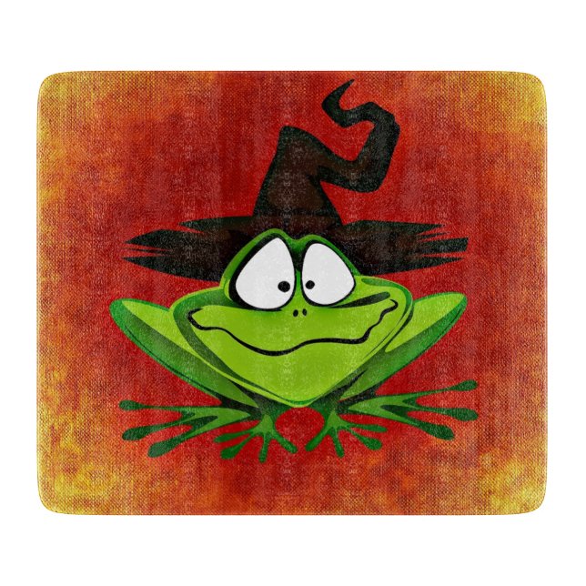 Witchy Frog Schneidebrett (Vorderseite)