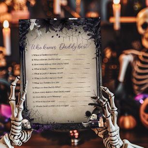 Witchy Gothic Halloween Wer Daddy Best Game kennt