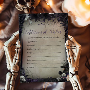 Witchy Gothy Halloween Advice and Wishings Game