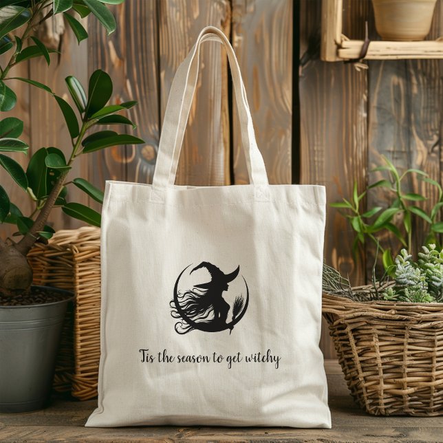 Witchy Halloween Tote Bag für Frauen Tragetasche (Von Creator hochgeladen)