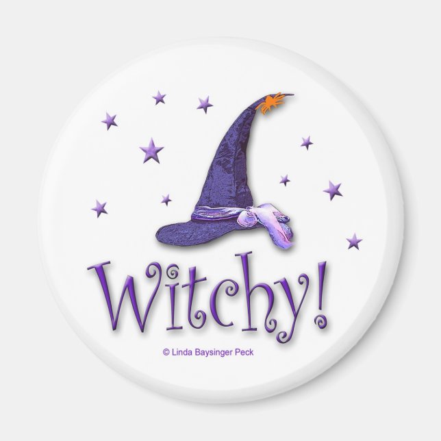 Witchy Hat Magnet (Vorne)