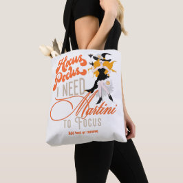 Witchy Hocus Pocus Martini fokussiert Halloween Tasche