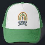 Witchy Mama Mama Mother Rainbow Groovy Halloween Truckerkappe<br><div class="desc">Holen Sie sich Ihr 'Witchy Mama' Groove auf diesem Halloween! Dieses sprichwörtliche Tee ist das perfekte Geschenk für Mama. Lass ihr, ihre innere Hexe mit Stil zu umarmen, und sie wird bereit sein für einen Trick oder Leckerei Magie. Nimm dieses Hexenkunst inspirierte Design und mache dieses Halloween zu einem sehr...</div>