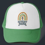 Witchy Mama Mama Mother Rainbow Groovy Halloween Truckerkappe<br><div class="desc">Holen Sie sich Ihr 'Witchy Mama' Groove auf diesem Halloween! Dieses sprichwörtliche Tee ist das perfekte Geschenk für Mama. Lass ihr, ihre innere Hexe mit Stil zu umarmen, und sie wird bereit sein für einen Trick oder Leckerei Magie. Nimm dieses Hexenkunst inspirierte Design und mache dieses Halloween zu einem sehr...</div>