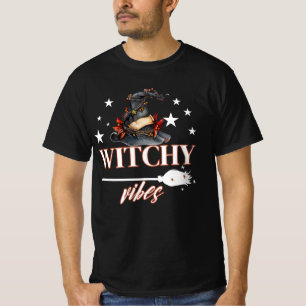 Witchy October Vibes T - Shirt Halloween T-Shirt