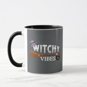 Witchy October Vibes Vibes T - Shirt Halloween T-S Tasse