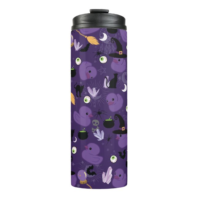 Witchy Rubber Ducks Thermal Tumbler Thermosbecher (Vorderseite)