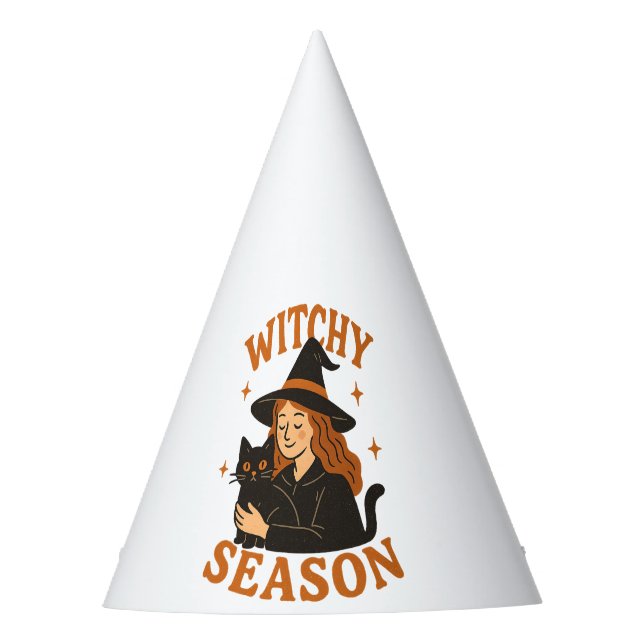 Witchy-Saison Partyhütchen (Vorderseite)