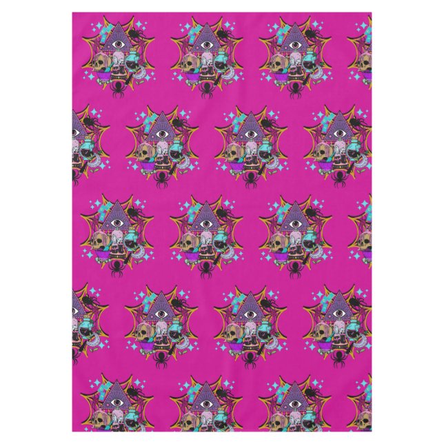 Witchy Vibes and Spiders Tischdecke (Vorderseite)