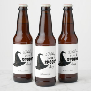 Witchy Vibes - Spooky & Stylish Bierflaschenetikett