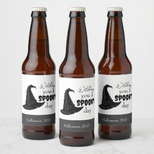Witchy Vibes - Spooky & Stylish Bierflaschenetikett