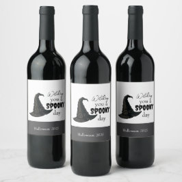 Witchy Vibes - Spooky & Stylish | Weinetikett