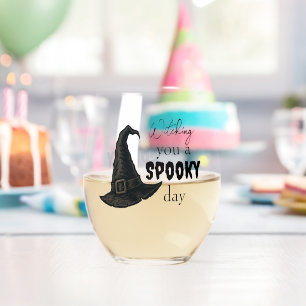 Witchy Vibes - Spooky & Stylish Weinglas Ohne Stiel
