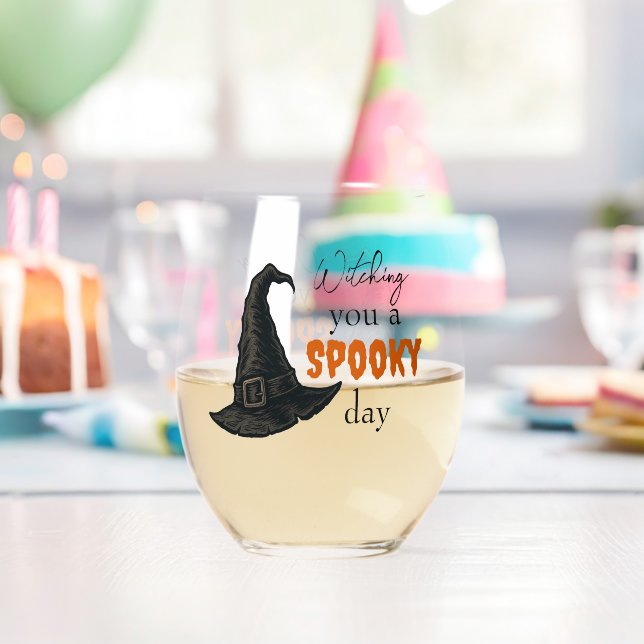 Witchy Vibes - Spooky & Stylish | Weinglas Ohne Stiel (Insitu (Geburtstag))