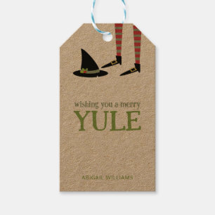 Witchy Weihnachten Geschenkanhänger