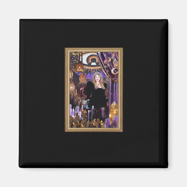 Witchy Whimsigoth Stevie Collage Magnet (Vorne)