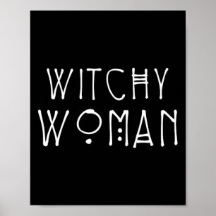 Witchy Woman Halloween-Kostüm Poster