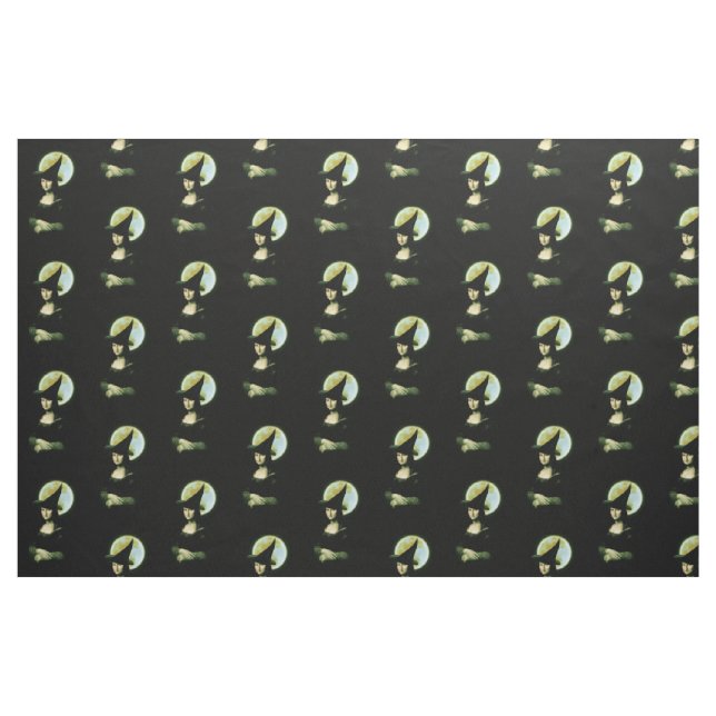 Witchy Woman Mona Lisa Halloween Stoff (Yard (91,4 cm))